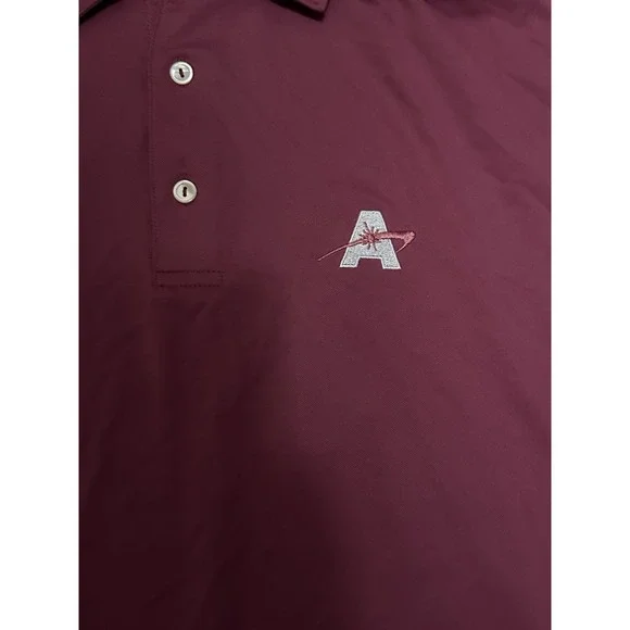 Peter Millar Polo Shirt Mens Large Red Summer Comfort Golf Performance - Picture 2 of 7